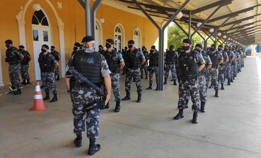 PM lança em Ponta Grossa operação para inibir crimes violentos no Estado