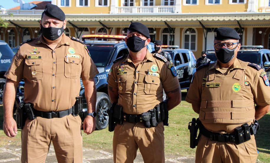 PM lança em Ponta Grossa operação para inibir crimes violentos no Estado