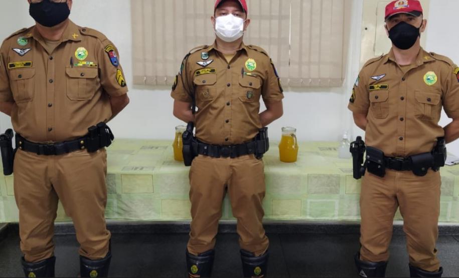 Comandante do BPRv homenageia policiais da unidade durante almoço em Curitiba