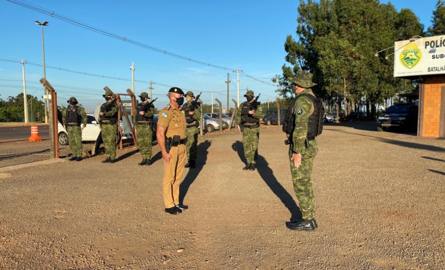 Comandante-Geral da PM visita unidades da PM no Oeste do estado