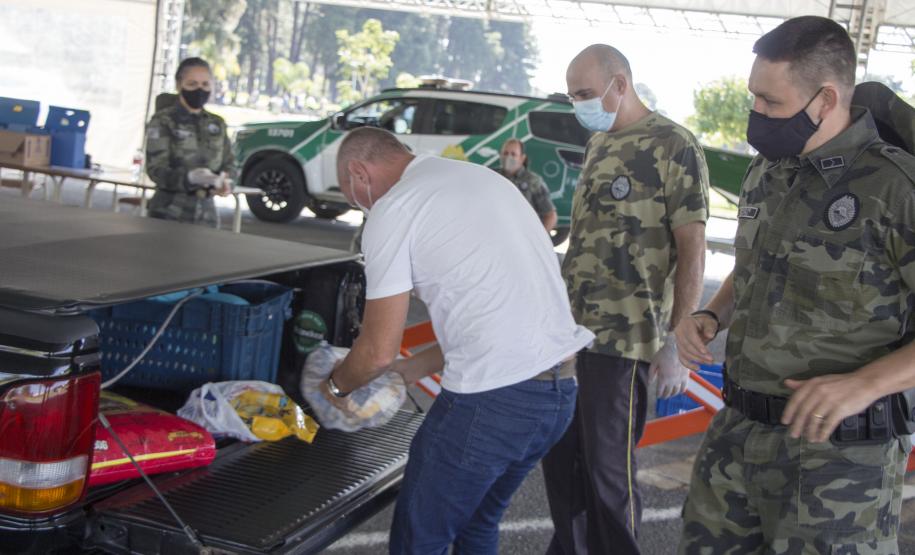 Campanha Solidária do Batalhão Ambiental segue neste sábado em todo o Paraná