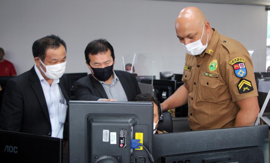 Vice-cônsul do Japão visita Quartel do Comando-Geral da PM em Curitiba