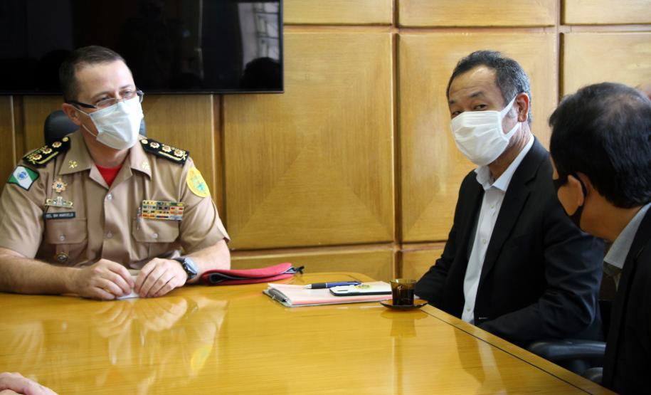 Vice-cônsul do Japão visita Quartel do Comando-Geral da PM em Curitiba