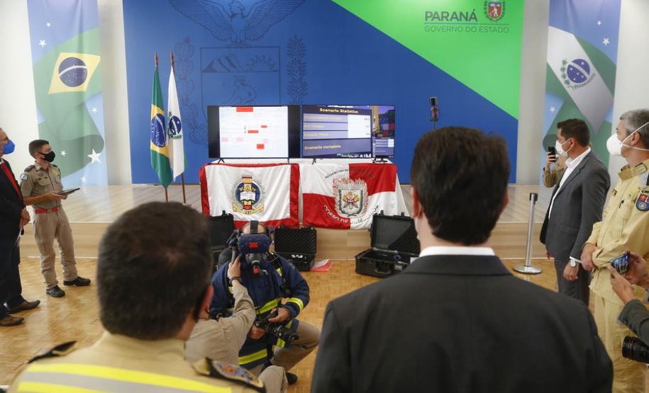 ​Corpo de Bombeiros do Paraná recebe simulador para treinamentos virtuais