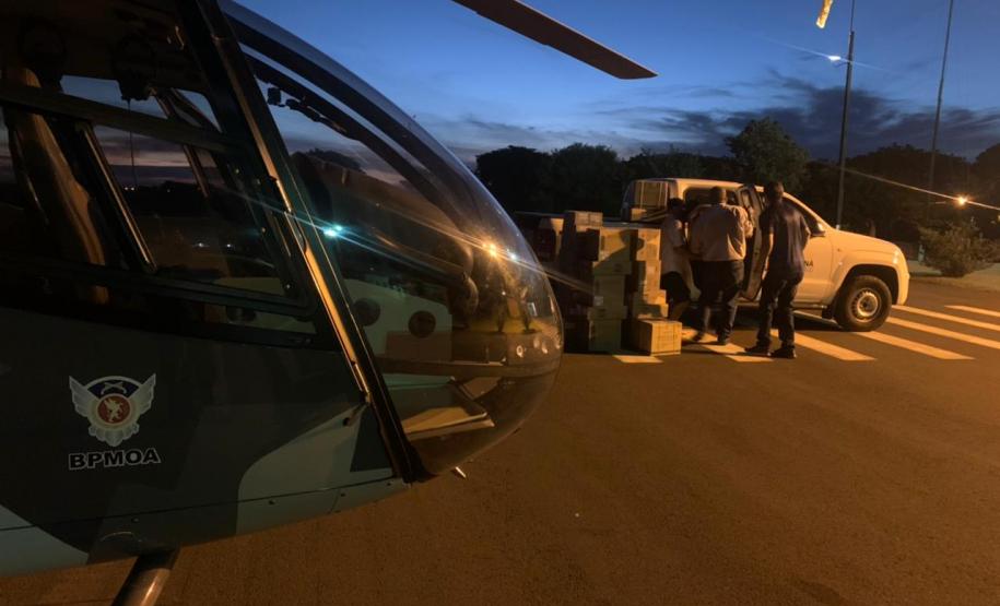 Em um mês, BPMOA faz mais de 20 missões de transporte de vacinas e suprimentos no estado no combate ao coronavírus