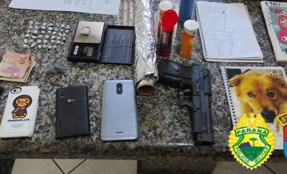 No Norte do estado, PM prende seis pessoas e apreende quase 300 gramas de drogas em situações distintas