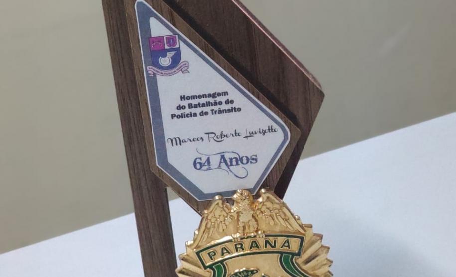 BPTran faz visita para veterano da unidade no dia do seu aniversário em Curitiba (PR)