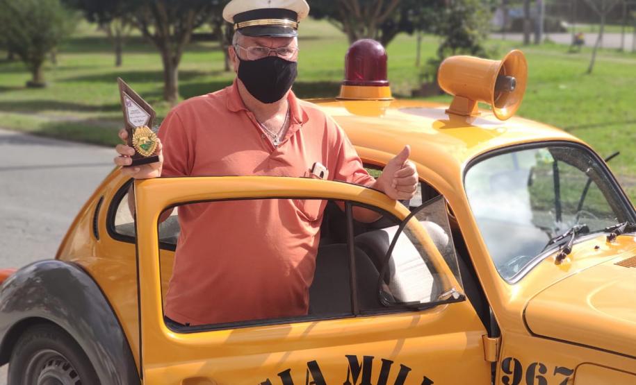 BPTran faz visita para veterano da unidade no dia do seu aniversário em Curitiba (PR)