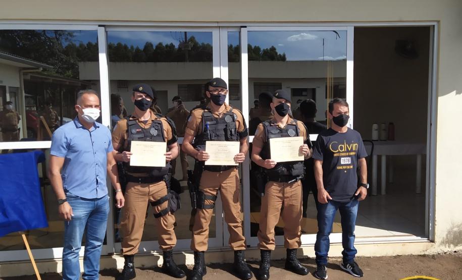 Solenidade em Ivaiporã (PR) é marcada pela entrega de Moção de Aplausos a militares estaduais e pelo reconhecimento dos Policiais Militares Destaque