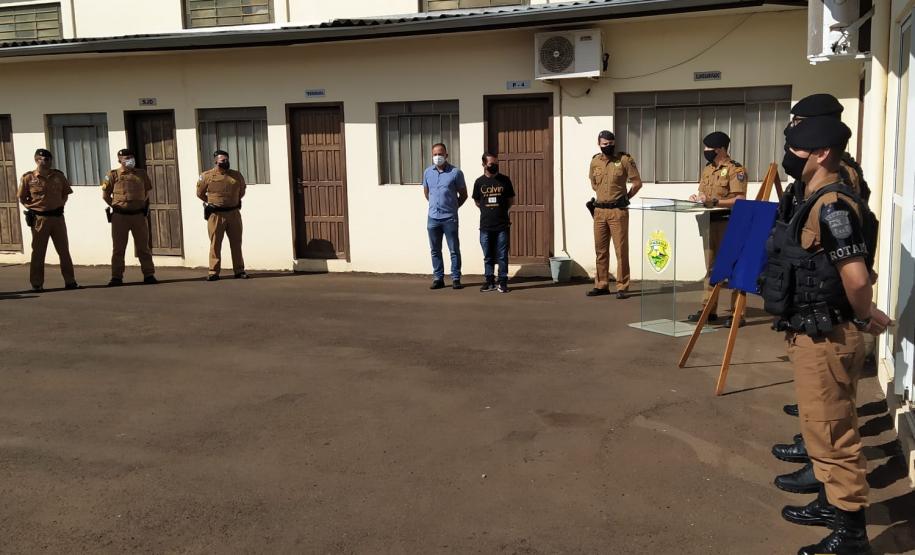 Solenidade em Ivaiporã (PR) é marcada pela entrega de Moção de Aplausos a militares estaduais e pelo reconhecimento dos Policiais Militares Destaque