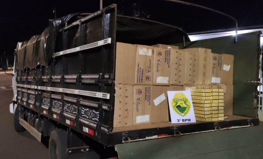 Mais de 50 carteiras de cigarros são apreendidas pela PM no Sudoeste do estado