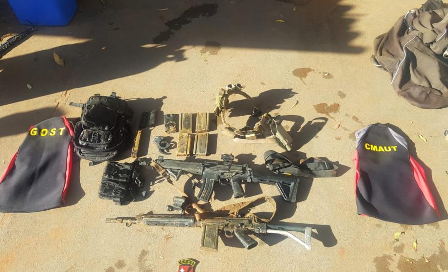 GOST encontra dois fuzis