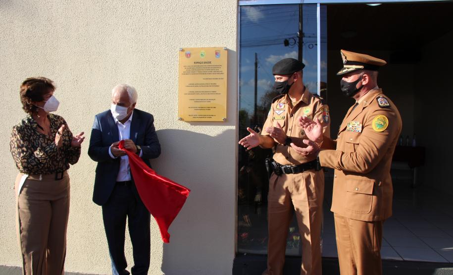 Espaço da Saúde inaugurado em Guarapuava vai beneficiar quase 700 policiais e bombeiros militares