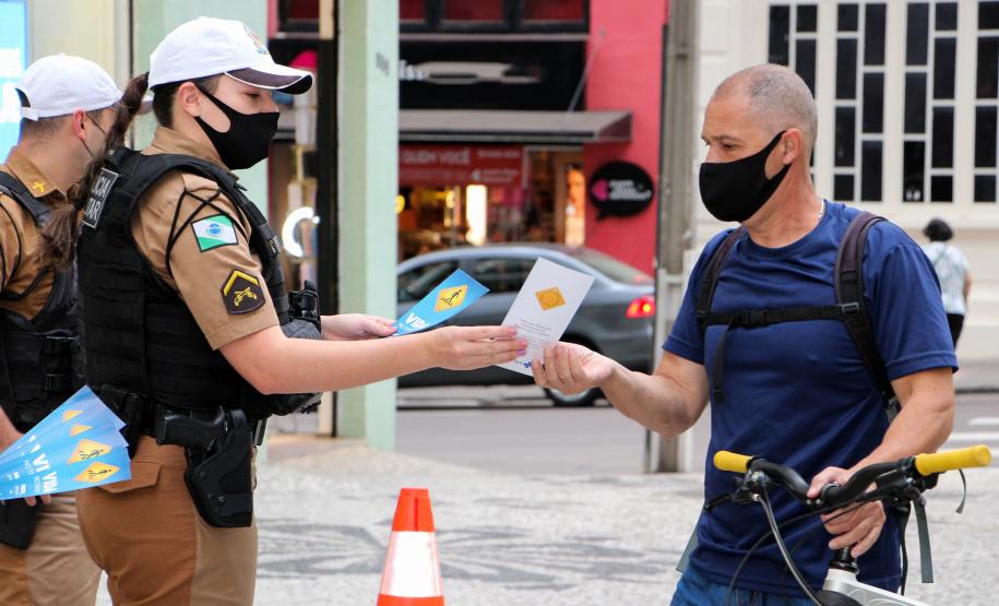 Blitz Educativa Maio Amarelo - BPTran