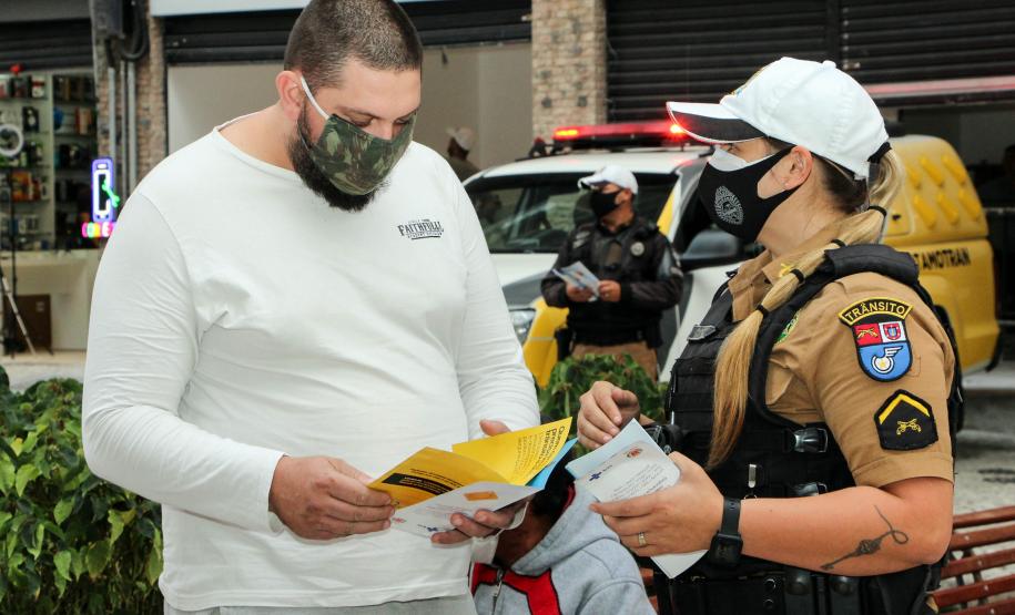 Blitz Educativa Maio Amarelo - BPTran