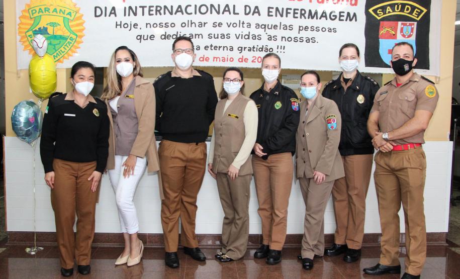 Profissionais de saúde são homenageados no Hospital da Polícia Militar em comemoração ao Dia Internacional do Enfermeiro