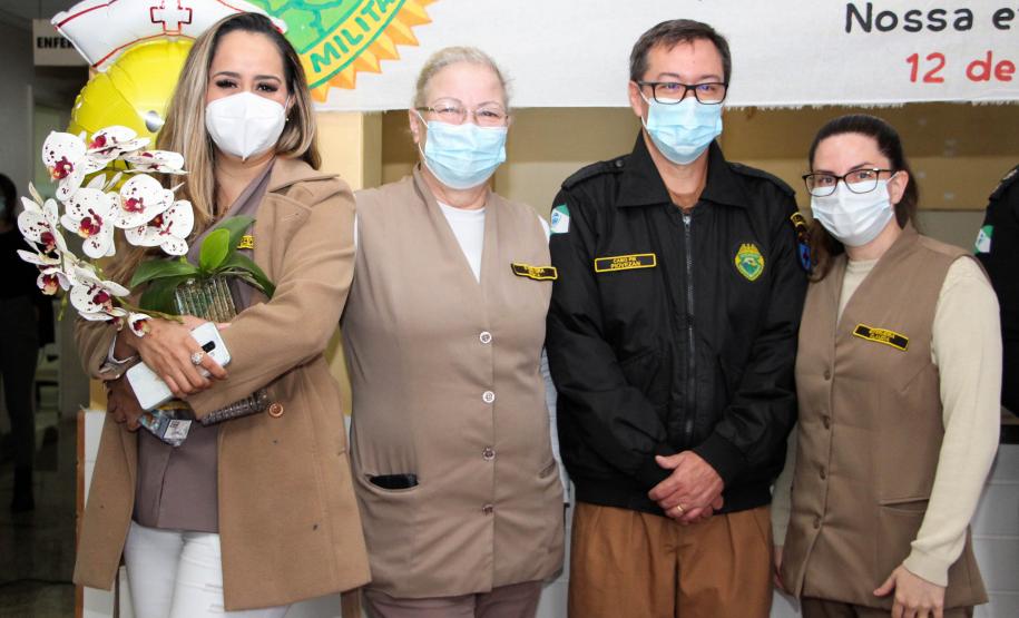 Profissionais de saúde são homenageados no Hospital da Polícia Militar em comemoração ao Dia Internacional do Enfermeiro