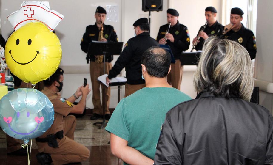 Profissionais de saúde são homenageados no Hospital da Polícia Militar em comemoração ao Dia Internacional do Enfermeiro