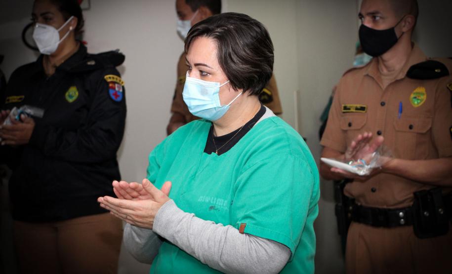 Profissionais de saúde são homenageados no Hospital da Polícia Militar em comemoração ao Dia Internacional do Enfermeiro