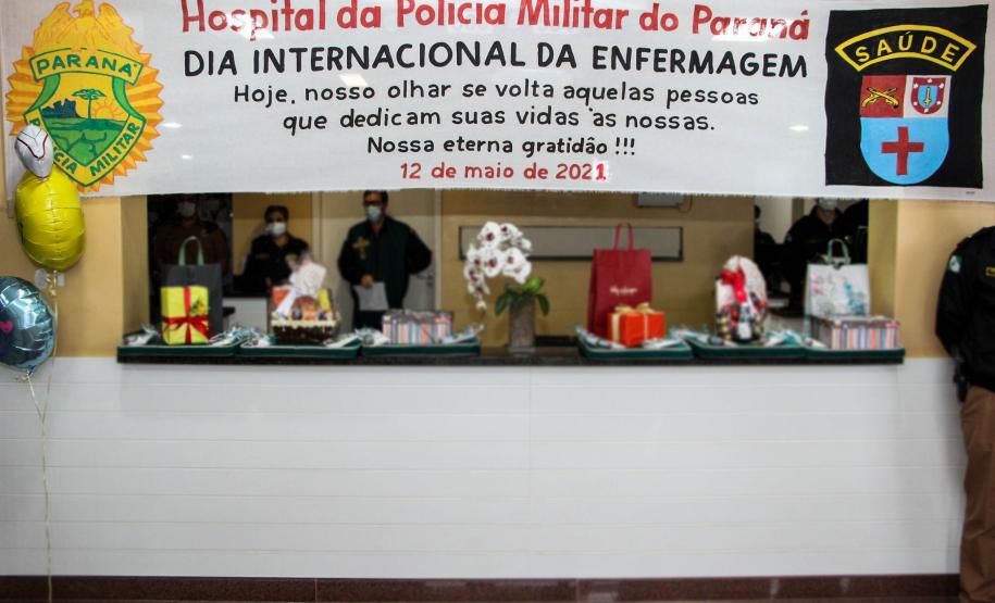 Profissionais de saúde são homenageados no Hospital da Polícia Militar em comemoração ao Dia Internacional do Enfermeiro