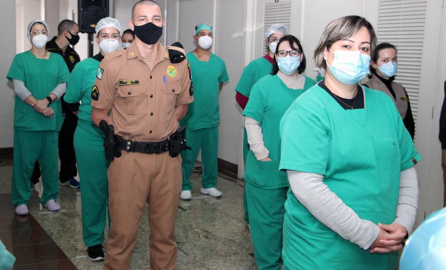 Profissionais de saúde são homenageados no Hospital da Polícia Militar em comemoração ao Dia Internacional do Enfermeiro