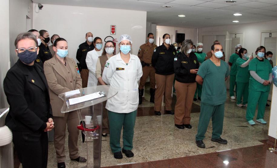 Profissionais de saúde são homenageados no Hospital da Polícia Militar em comemoração ao Dia Internacional do Enfermeiro