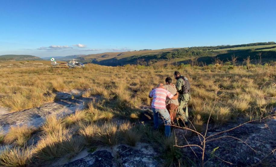BPMOA encontra mulher perdida no Canyon Guartelá, nos Campos Gerais