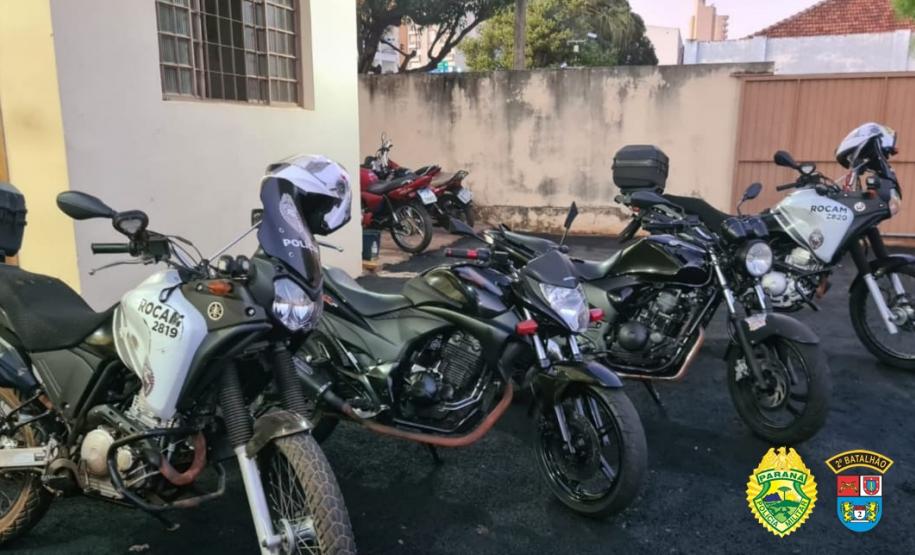 Em Santo Antônio da Platina, ações distintas da PM resultam na apreensão de drogas, espingarda de pressão e motocicletas irregulares