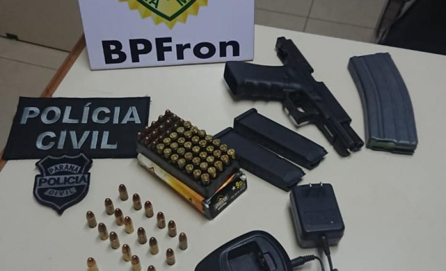 Operação conjunta do BPFron e da Polícia Civil culmina em dois mandados de prisão cumpridos em Francisco Alves (PR)