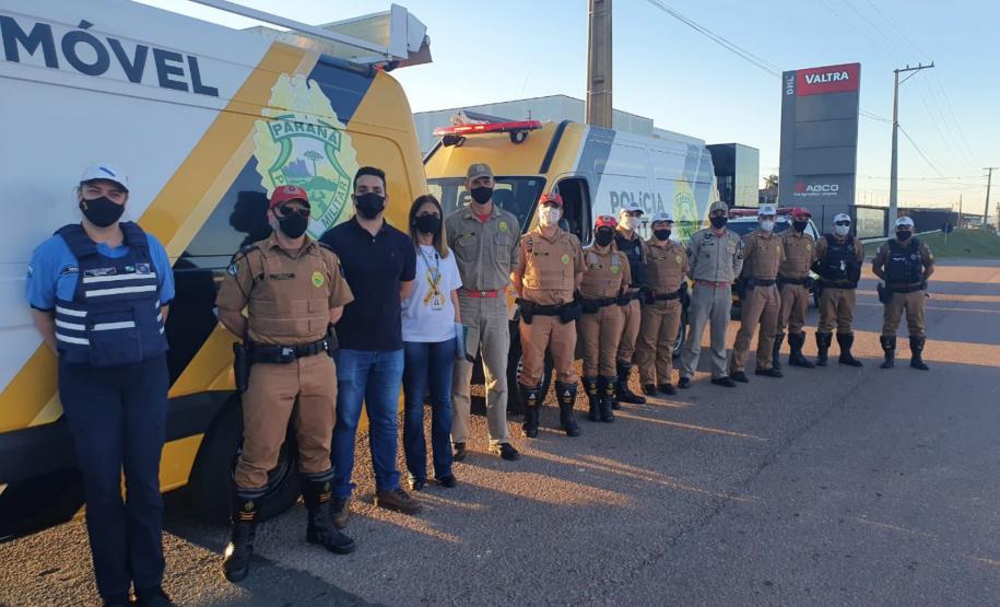 Em alusão ao Maio Amarelo, Batalhão Rodoviário faz blitzes educativas e palestras em diversas regiões do Estado