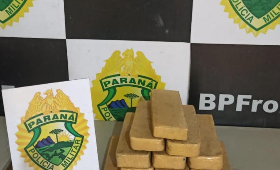 Homem que levava 12 quilos de maconha para Londrina é abordado pelo BPFron em Guaíra