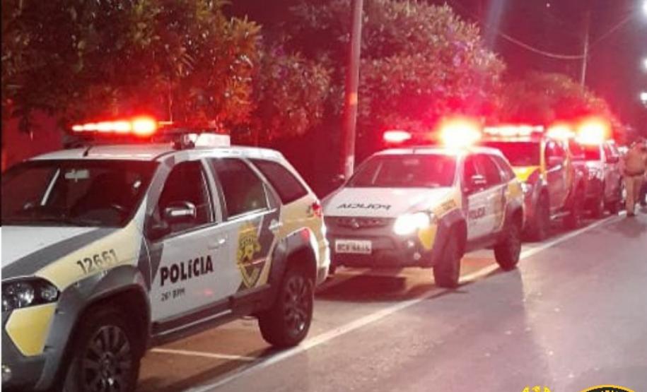 Em Telêmaco Borba, PM deflagra operação AIFU e aborda estabelecimentos comerciais e mais de 70 pessoas