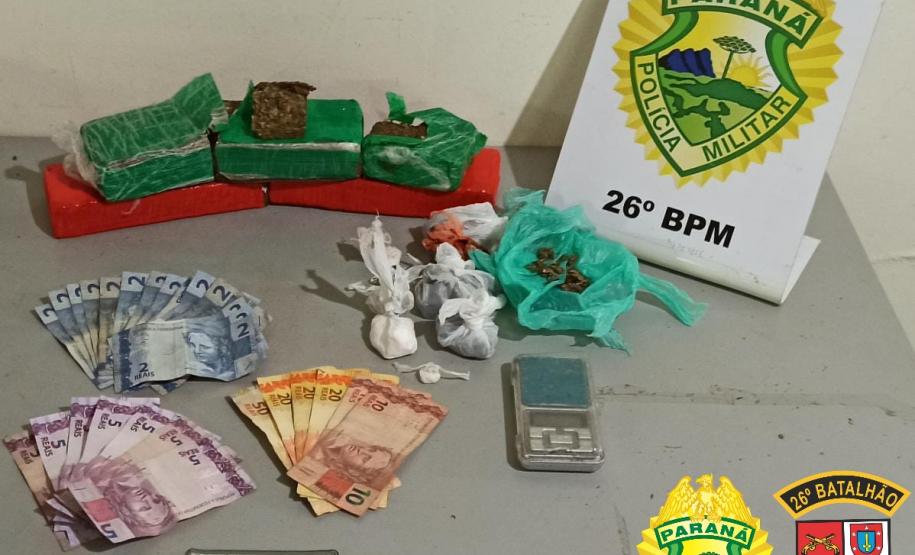 Em Telêmaco Borba, PM recupera carro, prende autor de roubo e aborda ponto de tráfico