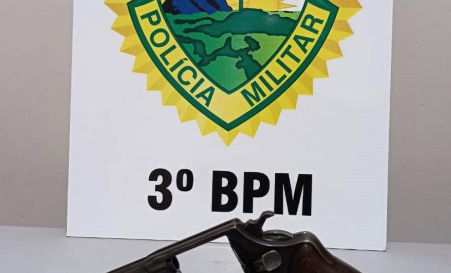 No Sudoeste do Paraná, PM apreende duas armas de fogo e encaminha suspeitos, em ações distintas