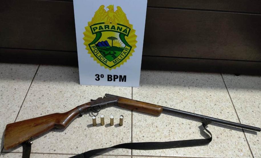 No Sudoeste do Paraná, PM apreende duas armas de fogo e encaminha suspeitos, em ações distintas