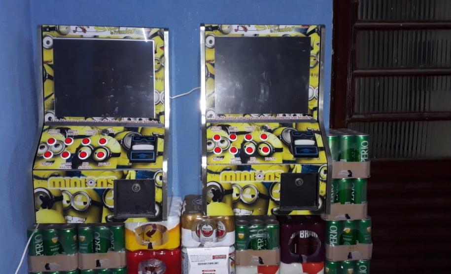 AIFU interdita três estabelecimentos e apreende máquinas caça-níqueis em Curitiba