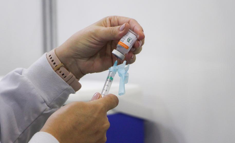 Quase 90% do efetivo da Polícia Militar já recebeu a primeira dose da vacina contra o coronavírus