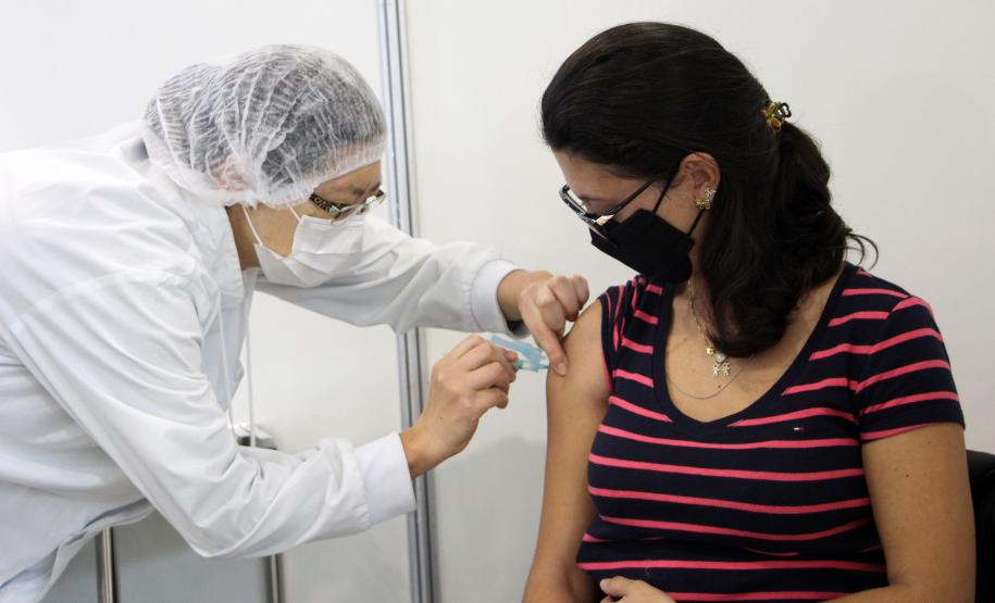 Quase 90% do efetivo da Polícia Militar já recebeu a primeira dose da vacina contra o coronavírus