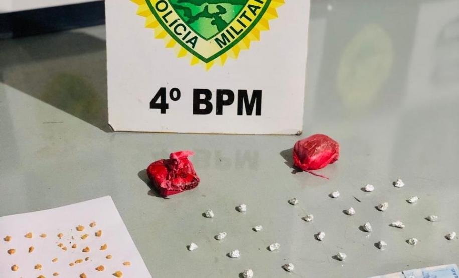 No Noroeste do estado, PM prende três pessoas e apreende 91 pedras de crack