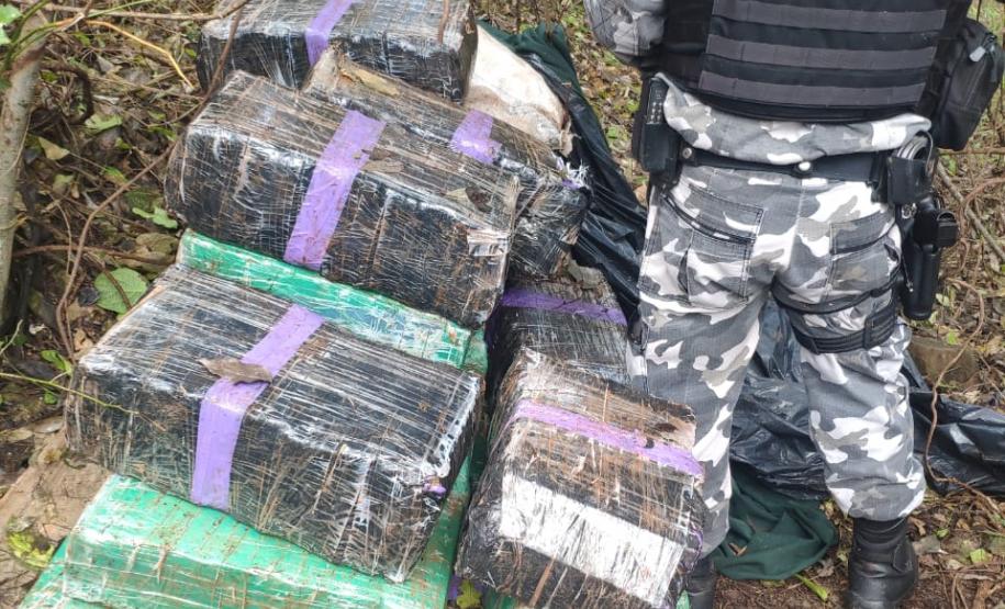 Mais de uma tonelada de maconha é apreendida pela PM em Santa Helena