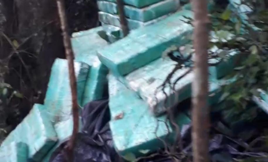 Mais de uma tonelada de maconha é apreendida pela PM em Santa Helena