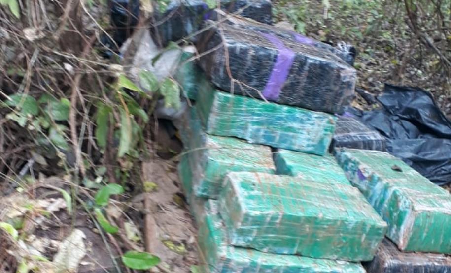 Mais de uma tonelada de maconha é apreendida pela PM em Santa Helena