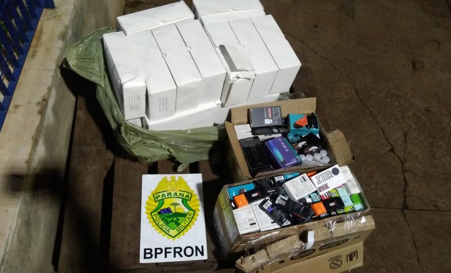 BPFron apreende vários produtos contrabandeados durante a Operação Hórus no Oeste do estado