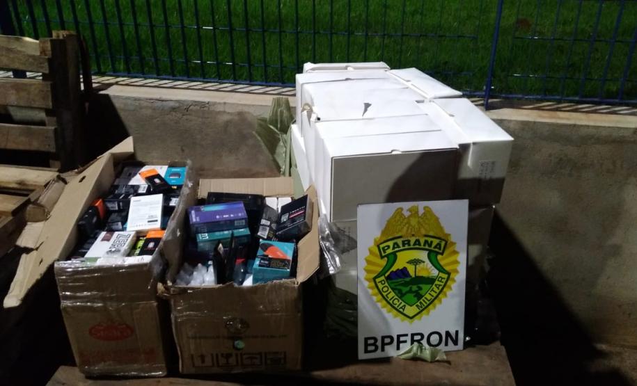 BPFron apreende vários produtos contrabandeados durante a Operação Hórus no Oeste do estado