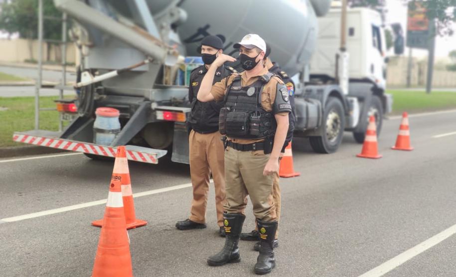 Cadetes da PM tem instrução prática sobre policiamento de trânsito urbano em Curitiba