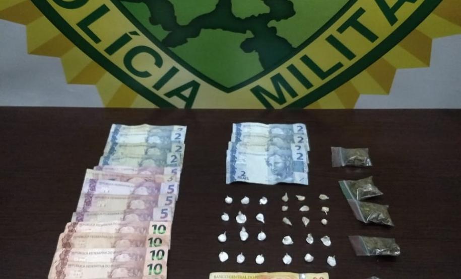 Homem envolvido com tráfico de drogas é encaminhado pela PM em Fazenda Rio Grande, na RMC