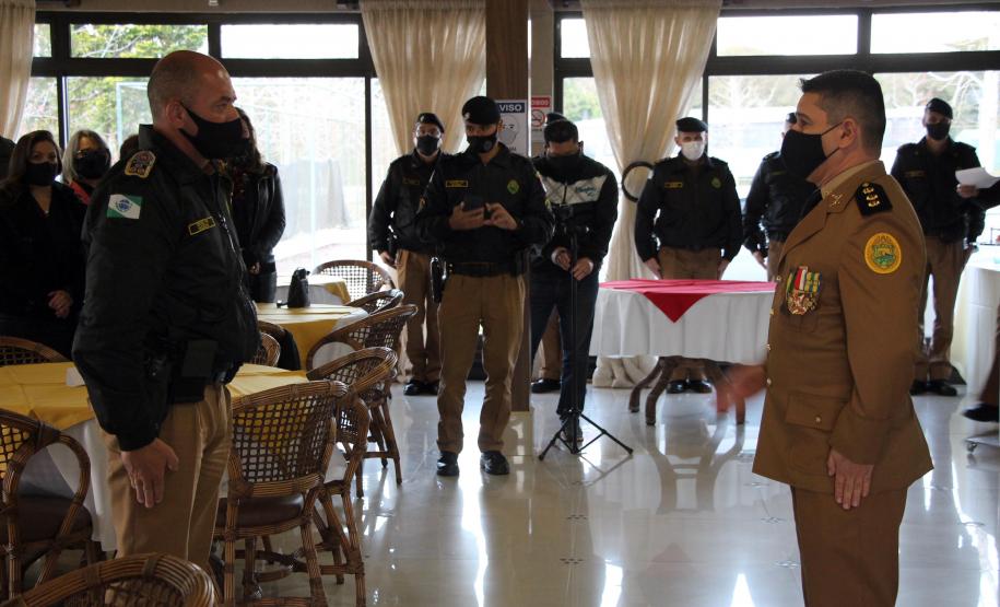 BPGd recebe novo Comandante durante rápida solenidade em Piraquara, na RMC