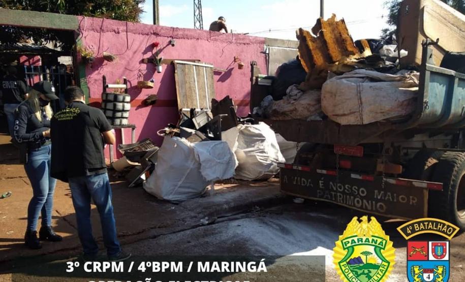 Mais de meia tonelada de cobre derretido e aço inox são apreendidos durante Operação Electricae, no Noroeste do estado