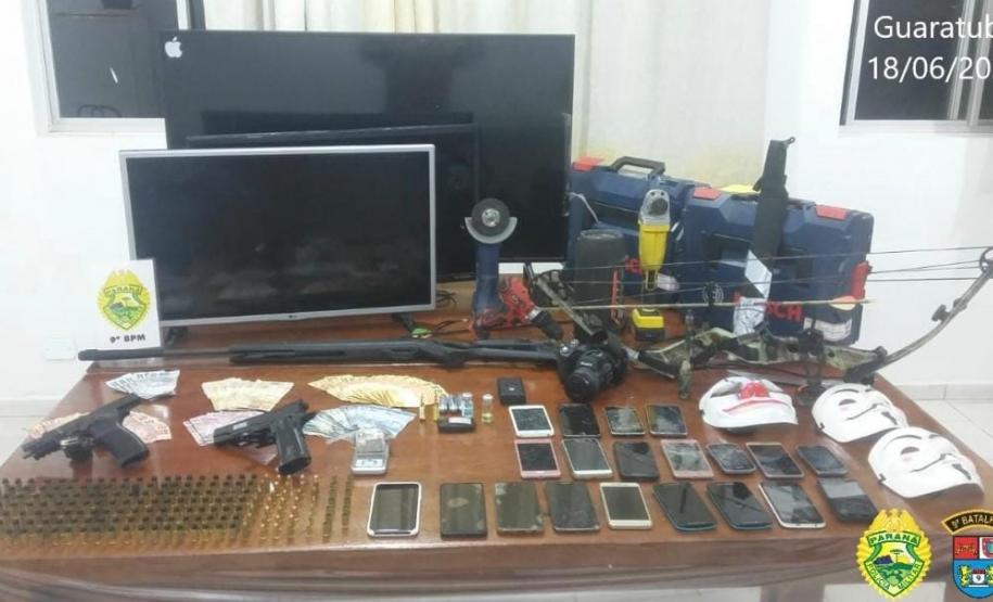 PM prende homem suspeito de integrar organização criminosa catarinense em Guaratuba