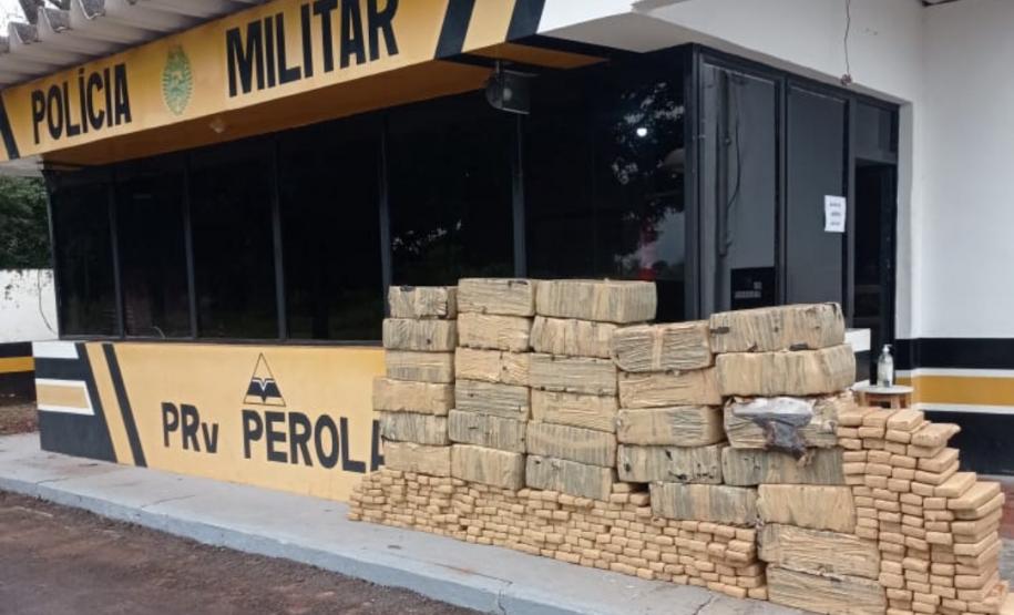 Mais de 1,4 toneladas de maconha são apreendidas pelo BPRv no Noroeste do estado